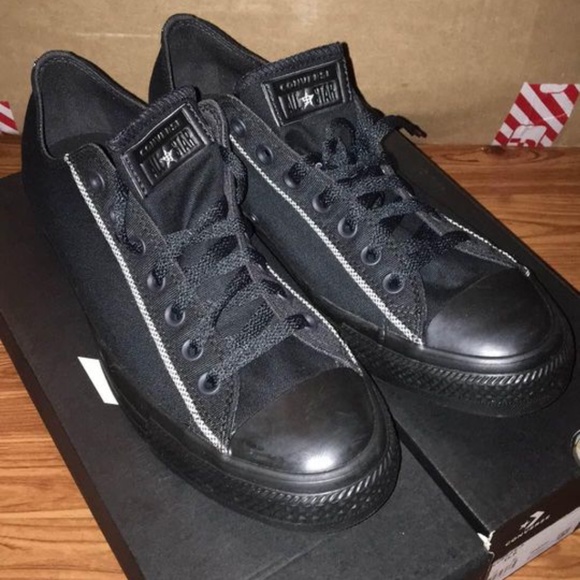 BRAND NEW men converse chuck taylor all star classic black low shoes 8 8.5 9 9.5 - Picture 8 of 9